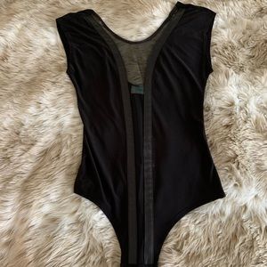 Black bodysuite